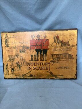 RCMP Royal Canadian Mounted Police Centennial Plaque GRC 1973 North West Mounted